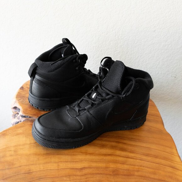 Nike Men’s Black Winter Sneaker Boots Size 8 | Waterproof BQ4223-001 “Just Do It - Picture 5 of 6